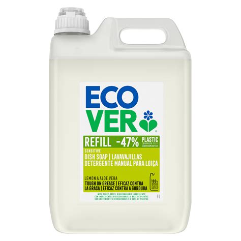 Lavavajillas manual Limón y Aloe Vera Ecover 5l en Biosano