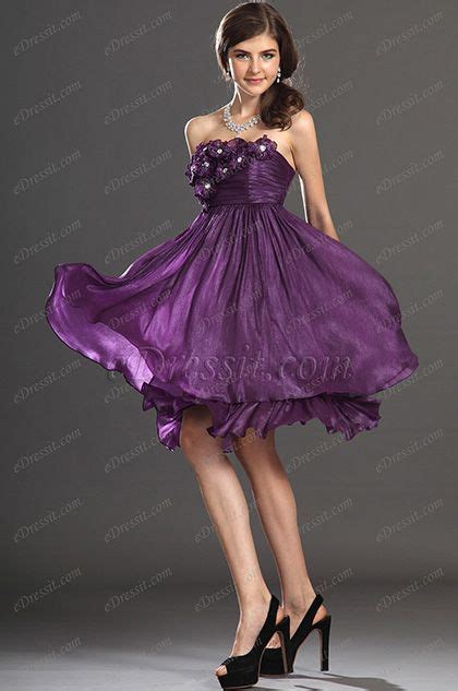 EDressit New Strapless Flowers Cocktail Dress Party Dress 04132506