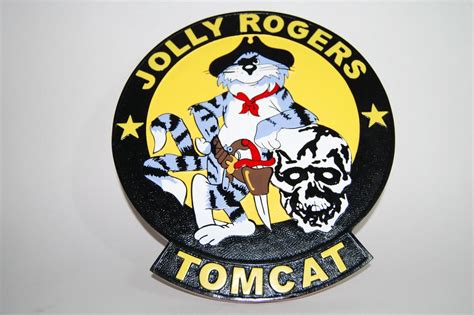 Vf Jolly Rogers Tomcat Plaque Squadron Nostalgia Llc