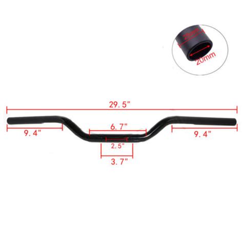 Mm Black Iron Tracker Handlebars Drag Bars For Harley Sportster