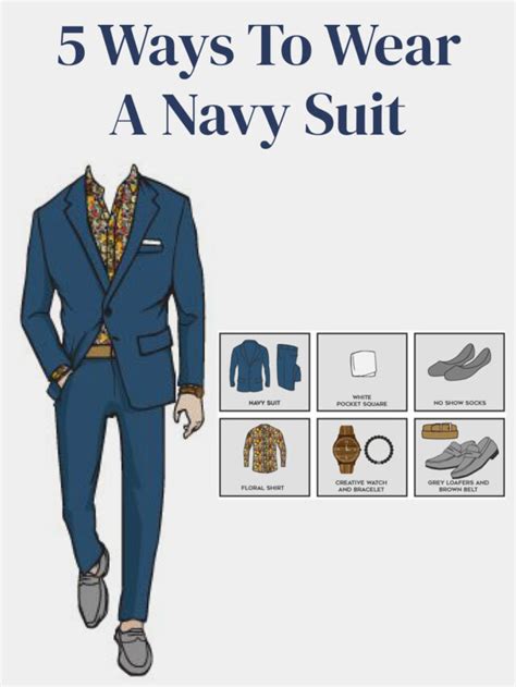 How To Wear The Essential Navy Suit In 5 Different Ways Real Men Real