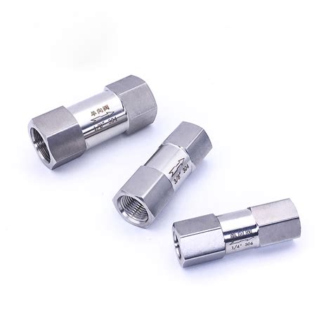 Combined Modular Check Valve Stainless Steel Grinding One Way Separate