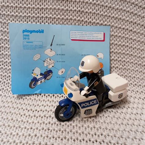 Playmobil Polizei Motorrad Polizist Kaufen Auf Ricardo