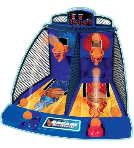 Juego De Mesa Basketball Mini Arcade Electrónico