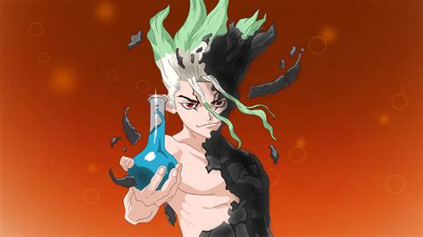 Artstation Senku Ishigami Dr Stone