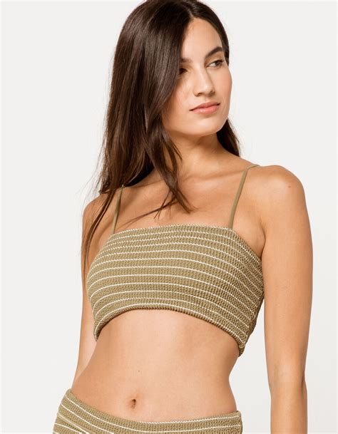 Billabong Summer High Tank Bikini Top Sage Tillys