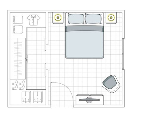 Un Dormitorio Con Vestidor Tipo Closet Planos De Dormitorios