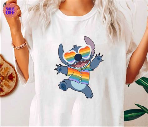 Stich Ohana Pride Shirt Ohana Means Nobody Gest Left Behind Funny