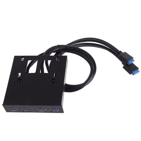 Painel Frontal 4 Portas Usb 3 0 20 Pin 3 5 Disquete Pc R 80 00 Em