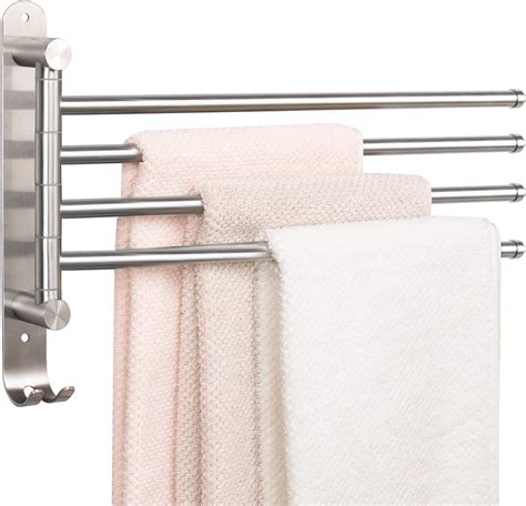 Amazon Swivel Towel Rack Stainless Steel Swing Out Towel Bar