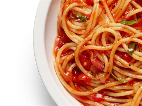 Spaghetti Marinara Spaghetti Marinara Recipe Food Network Recipes