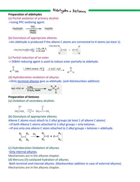 Solution Aldehydes And Ketones Organic Chemistry Studypool