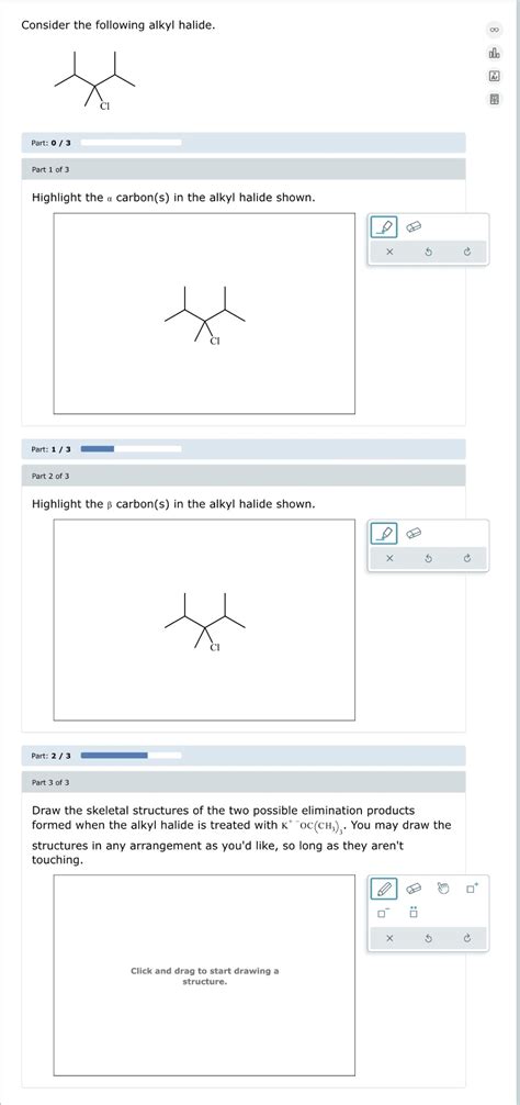 Solved Consider The Following Alkyl Halide Part 03part 1