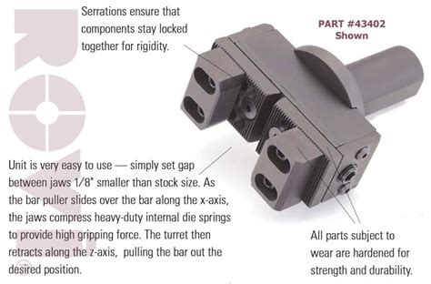 Royal Heavy Duty Cnc Bar Pullers Rovi Products Inc