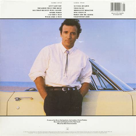 Bruce Springsteen LP: Tunnel Of Love (LP) - Bear Family Records