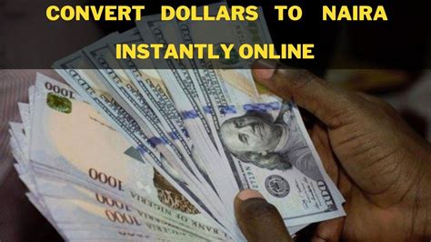 How To Convert Dollars To Naira Instantly Online Without BDC YouTube