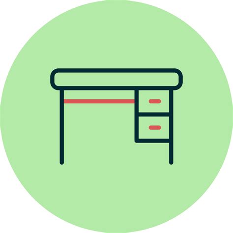 Desk Vector Icon 20590471 Vector Art at Vecteezy