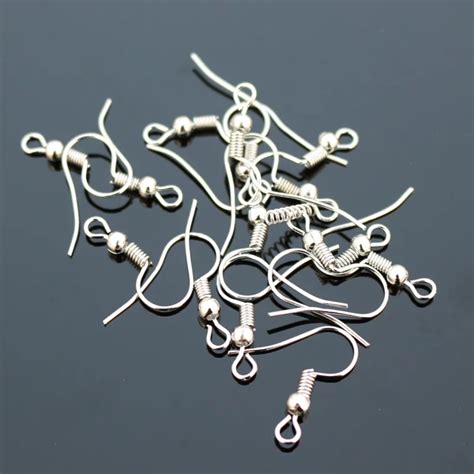 D007 100pcs DIY Earring Findings Earrings Clasps Hooks Fittings DIY