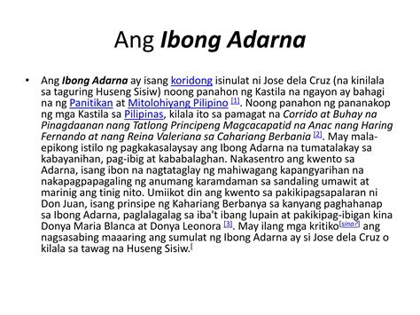 Ibong Adarna Ppt