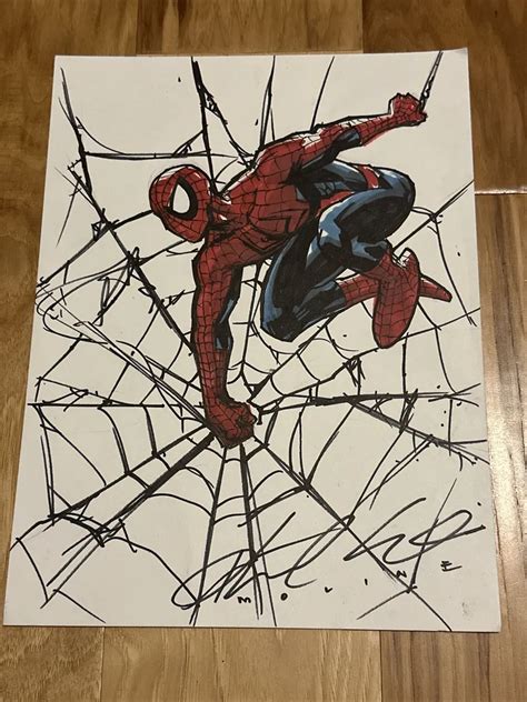 Spider Man Comic Drawing