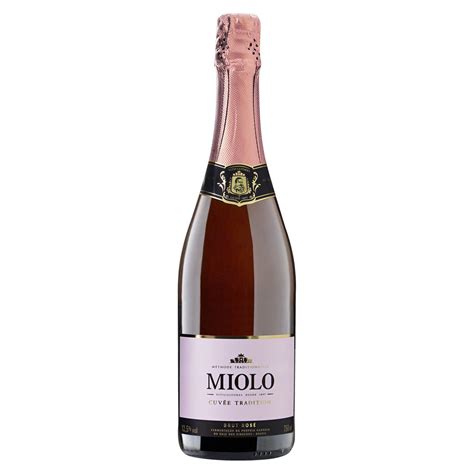 Vinho Brasileiro Espumante Brut Rose Miolo Ml