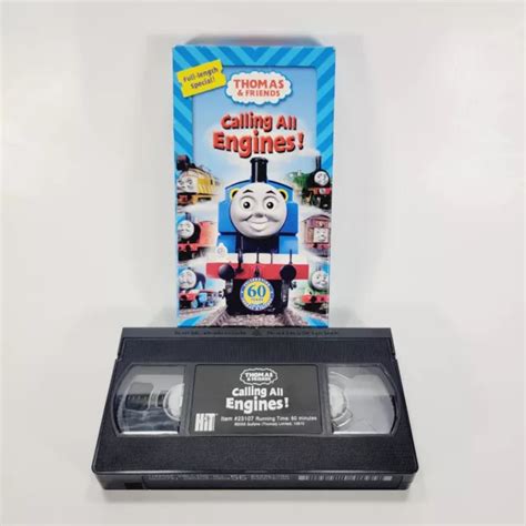 Thomas Friends Calling All Engines VHS 2005 VHS With Toy Train For