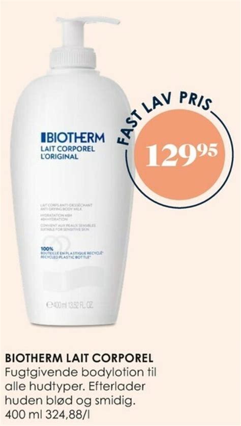 Biotherm Lait Corporel Lotion 400 Ml Tilbud Hos Matas