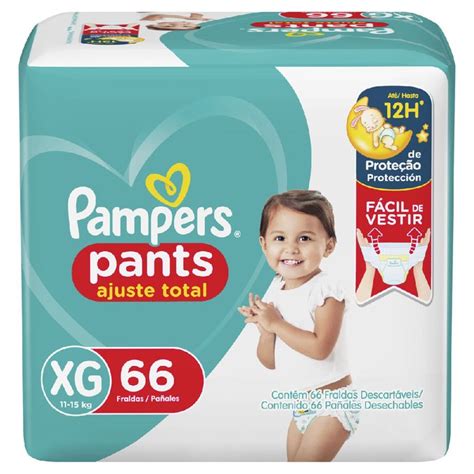 Fralda Pampers Pants Bag Ajuste Total Xg Com 66 Unidades Panvel Farmácias