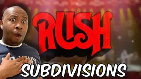 First Time Hearing Rush Subdivisions Reaction Youtube