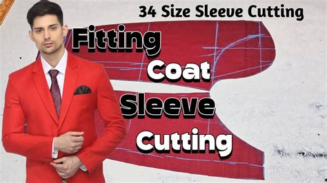 Fitting Coat Sleeve Cutting कट क बज क कटग कस कर How to cut