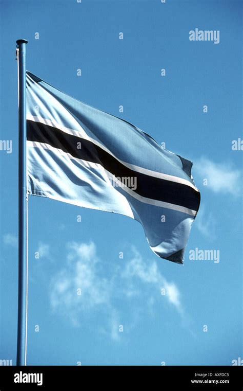 Bandera De Botswana Fotos e Imágenes de stock Alamy