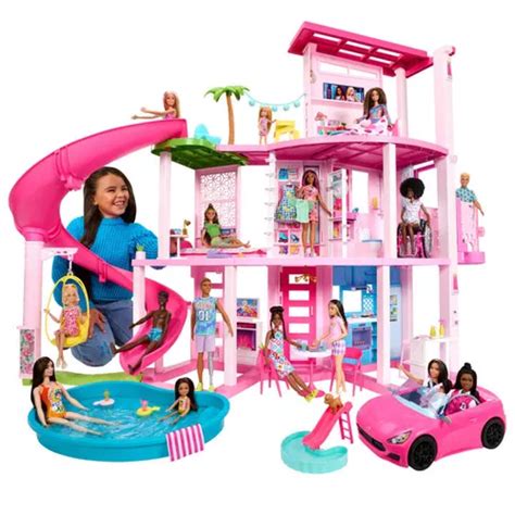 Casa De Mu Ecas Mattel Mega Casa Dos Sonhos Barbie Playset Andares