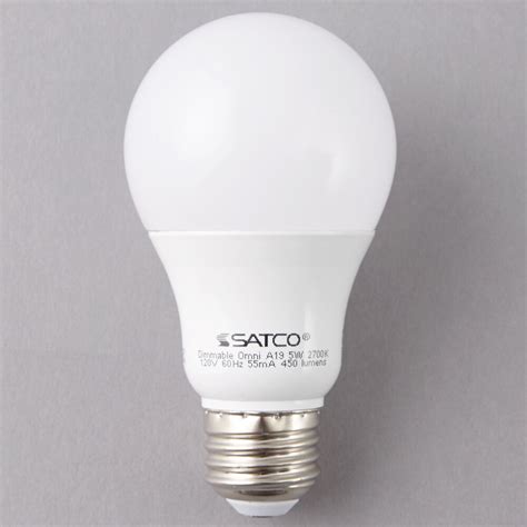 Satco S Watt Watt Equivalent Frosted Warm White Multi