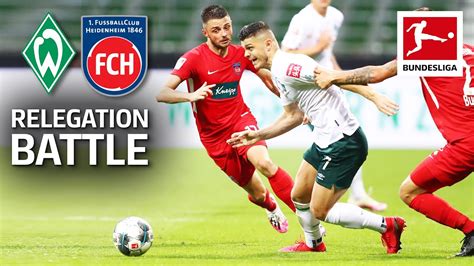 Sv Werder Bremen Vs Fc Heidenheim Bundesliga Relegation