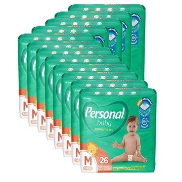 Fralda Descart Vel Personal Soft Protect Jumbo Tamanho M Total Tiras