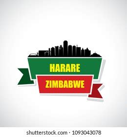 Harare Skyline Zimbabwe Vector Illustration Stock Vector (Royalty Free ...