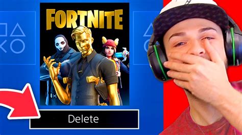 New Laugh You Delete Fortnite Try Not To Laugh Youtube