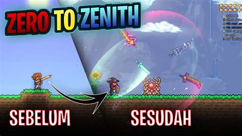 Gw Bikin Senjata TERSAKIT Di Terraria Dari Awal Zero To Zenith YouTube