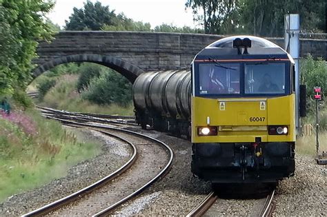 Colas Rail Freight 60047 6m32 Bitumen Tanks Lostock Hall 3915 A