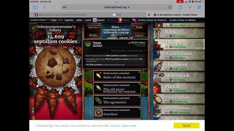 How To Get Infinite Cookies In Cookie Clicker Youtube