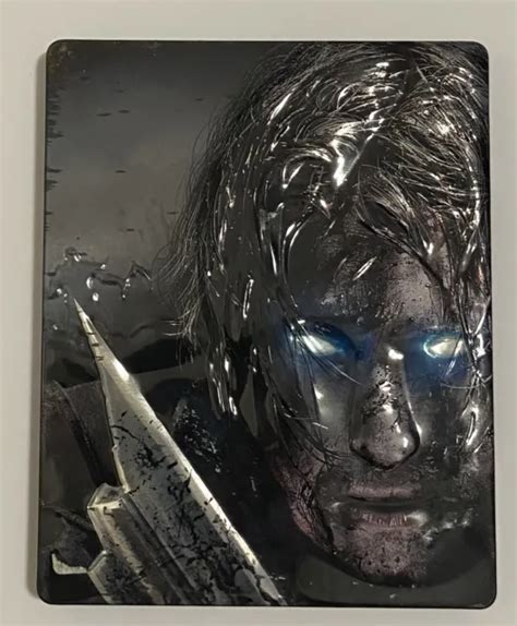 LOTR MIDDLE EARTH Shadow Of Mordor Limited Edition Steelbook Metal PS4