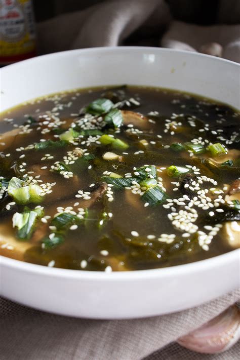 Vegan Korean Seaweed Soup Recipe