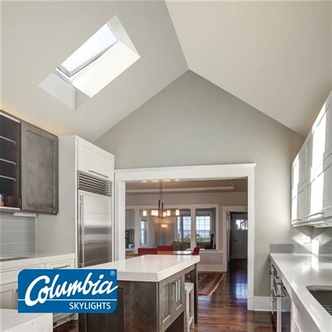 Columbia Skylights Puits De Lumi Re Ouvrant Lectrique En Verre Tremp