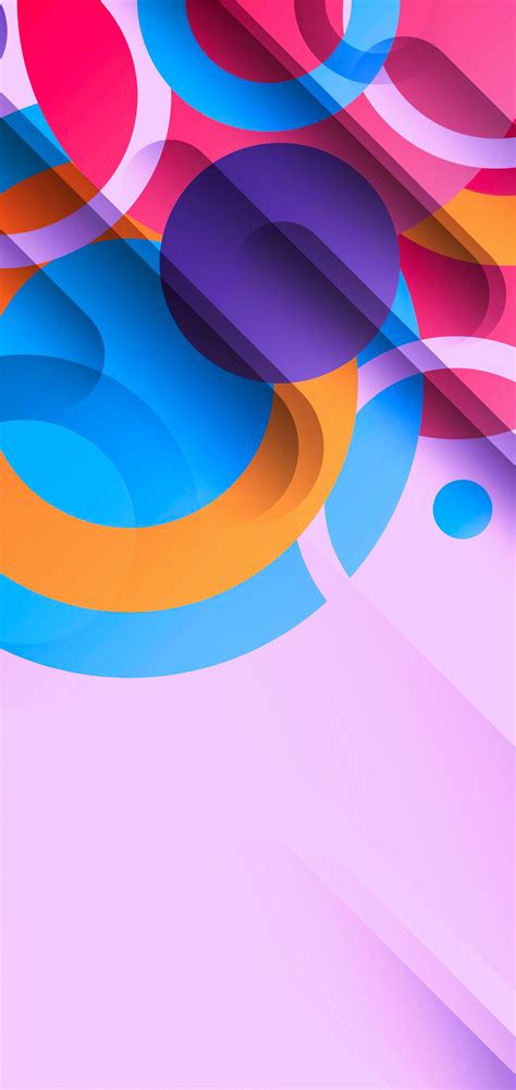 Colorful geometric shapes wallpaper - lightprize