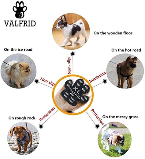 Valfrid Dog Paw Protector Anti Slip Grips To Keeps Dogs From Slipping