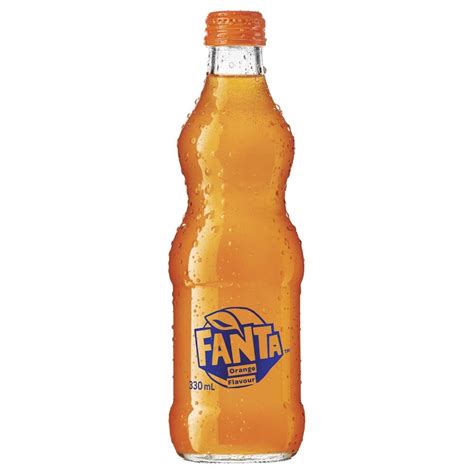 330ml Fanta Orange Glass 24 Kellys Distributors Pty Ltd