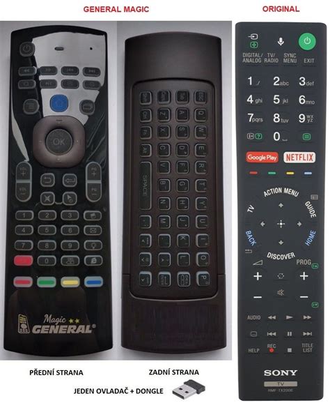 Sony Rmf Tx E Magic Compatible General Branded Remote Control