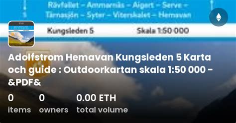 Adolfstrom Hemavan Kungsleden Karta Och Guide Outdoorkartan Skala