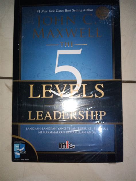 5 Levels Of Leadership John C Maxwell Buku And Alat Tulis Buku Di Carousell