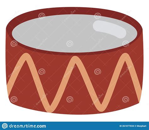 Wooden Drum And Drumsticks Vector CartoonDealer 41114009